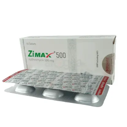 Zimax 500mg Tablet এর ছবি