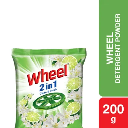 Wheel Washing (Detergent) Powder 2in1 Clean & Fresh 200g এর ছবি