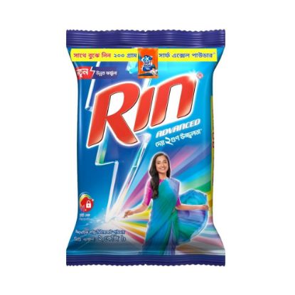 Rin Advanced Synthetic Laundry Detergent Powder 1kg এর ছবি