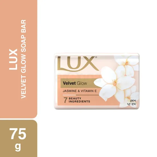 Lux Soap Bar Velvet Glow 75g এর ছবি
